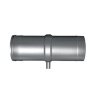 Труба L250 D150 горизонтальная со штуцером для отвода конденсата, AISI 304 (Вулкан) Камины  - Труба L250 D150 горизонтальная со штуцером для отвода конденсата, AISI 304 (Вулкан) Камины 