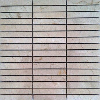Плитка мраморная Mosaik Tripoli из Crema Marfil, 30x30x1 (Eima) Камины  