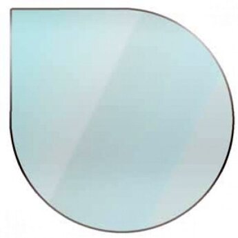 Каплеобразная пластина на пол, стекло (RLD) Камины  