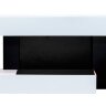 Каминокомплект Futuro - Белый с черным с очагом Cassette 1000 (с дровами) Электрокамины  - Каминокомплект Futuro - Белый с черным с очагом Cassette 1000 (с дровами) Электрокамины 