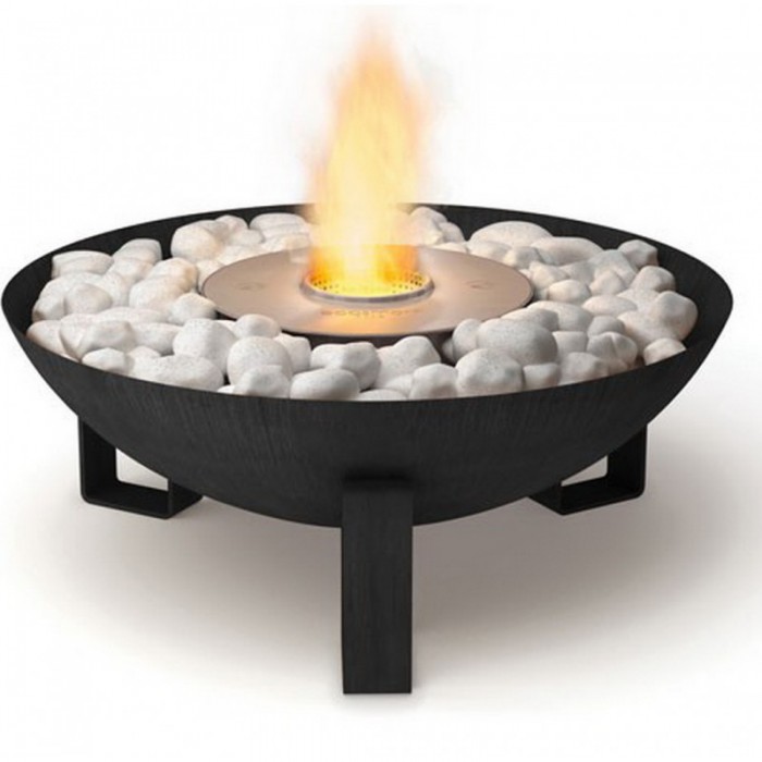 Биокамин Ecosmart Fire DISH BLACK/CORETEN