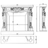 Портал Giotto, Blanco Statuario (Crumar) Камины  - Портал Giotto, Blanco Statuario (Crumar) Камины 