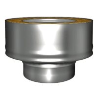 Переходник моно-термо с D130 на D130/330, изоляция 100 мм, AISI 321/304 (Вулкан)