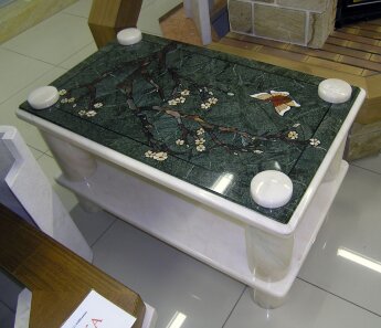 Стол мраморный Sakura (Crumar) Камины  