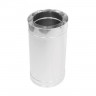 Труба дымоходная нерж/нерж Версия Люкс L-0,5 м, D-125/200 мм толщ. 1 мм